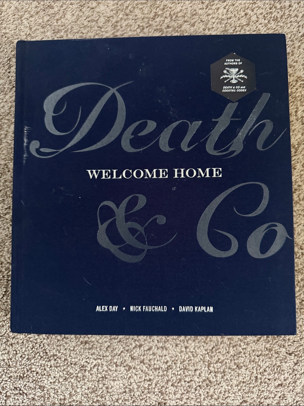 Welcome Home Hardcover Cocktails at Home Book